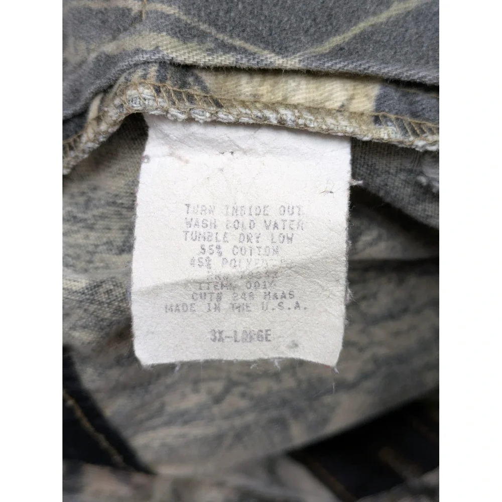 Mossy Oak Bib Overalls Mens 3XL Camo Cargo Hunting Shortalls 11 Inseam USA